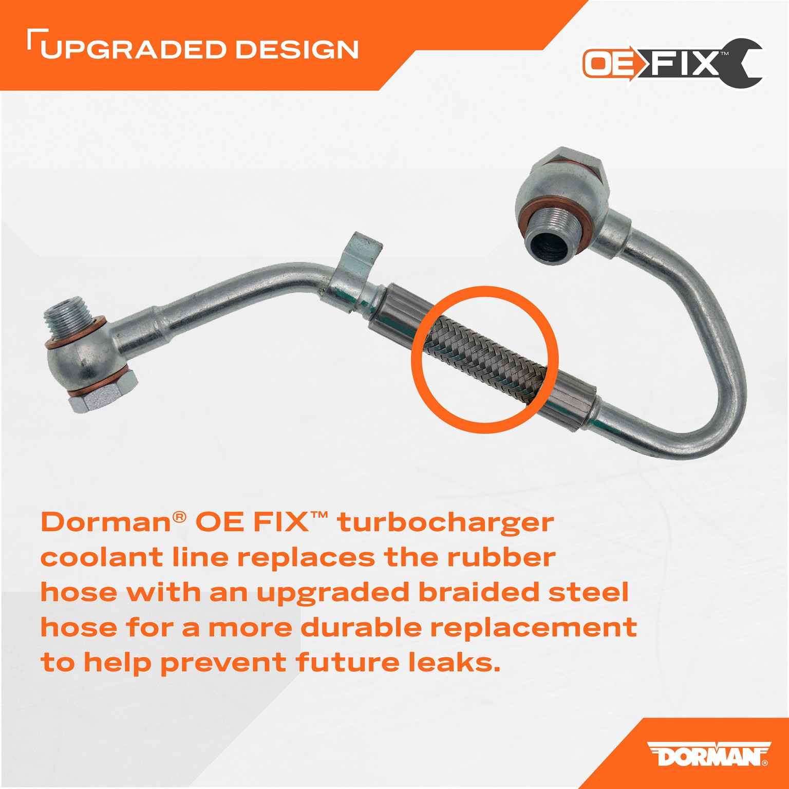 Dorman - OE Solutions TURBOCHARGER WATER FEED LINE 667-562