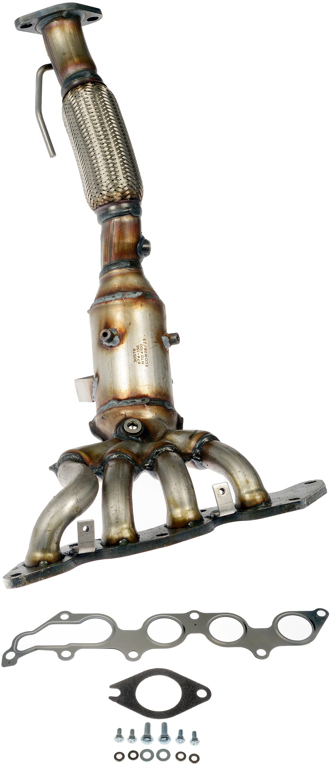 Dorman - OE Solutions Catalytic Converter with Integrated Exhaust Manifold Manifold Converter Not CARB Compliant for 2018-14 Ford Transit Connect 674-136