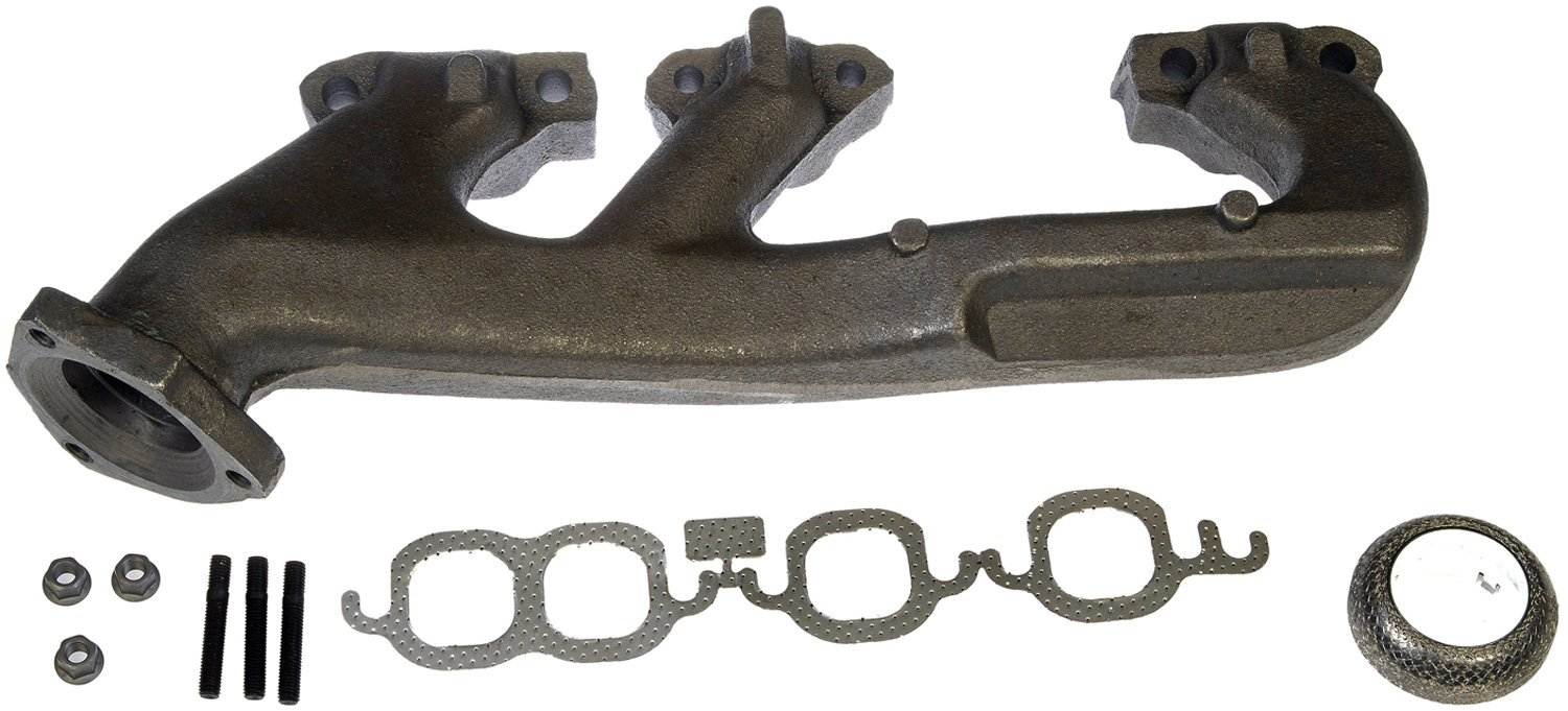 Dorman Exhaust Manifold, Cast Iron, Natural, Chevy, GMC, Passenger Side, 4.3L
