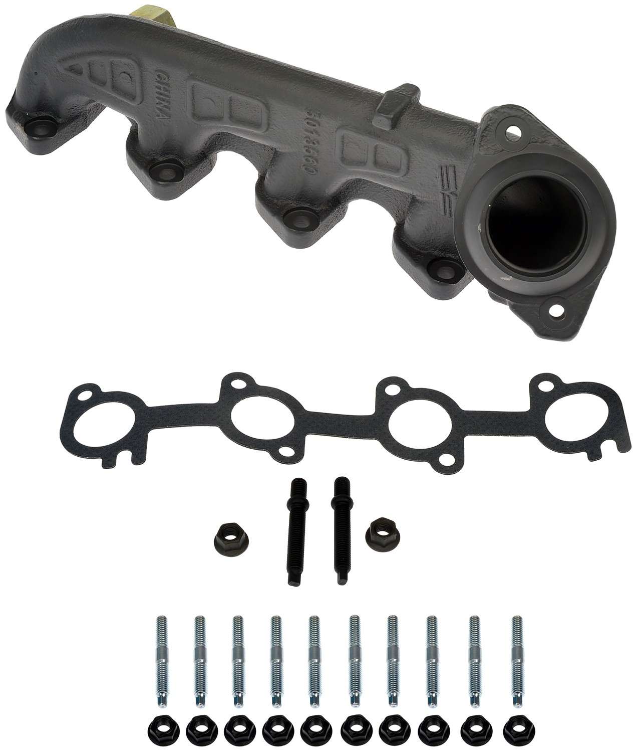 Dorman - OE Solutions Exhaust Manifold Ceramic Coated with Heat Distribution for 2016 Ford