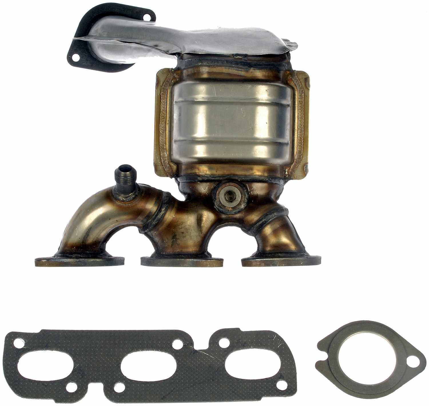 Dorman Catalytic Converter with Integrated Exhaust Manifold with Not CARB Compliant for 2000-01 Ford Sable 2000-05 Ford Taurus 2000-05 Mercury Sable 674-609