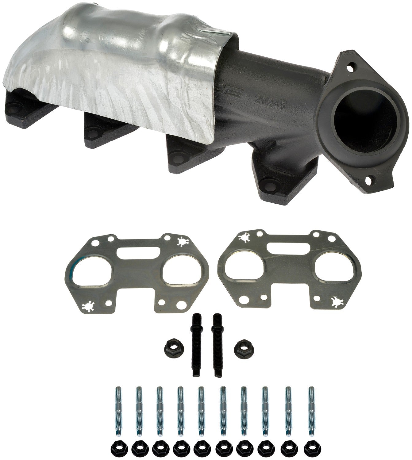 Dorman - OE Solutions Exhaust Manifold Ceramic Coated with Specialized Ceramic Coating for 2014 Ford 2014-04 and 2014 Lincoln 2014-05 674-695XD