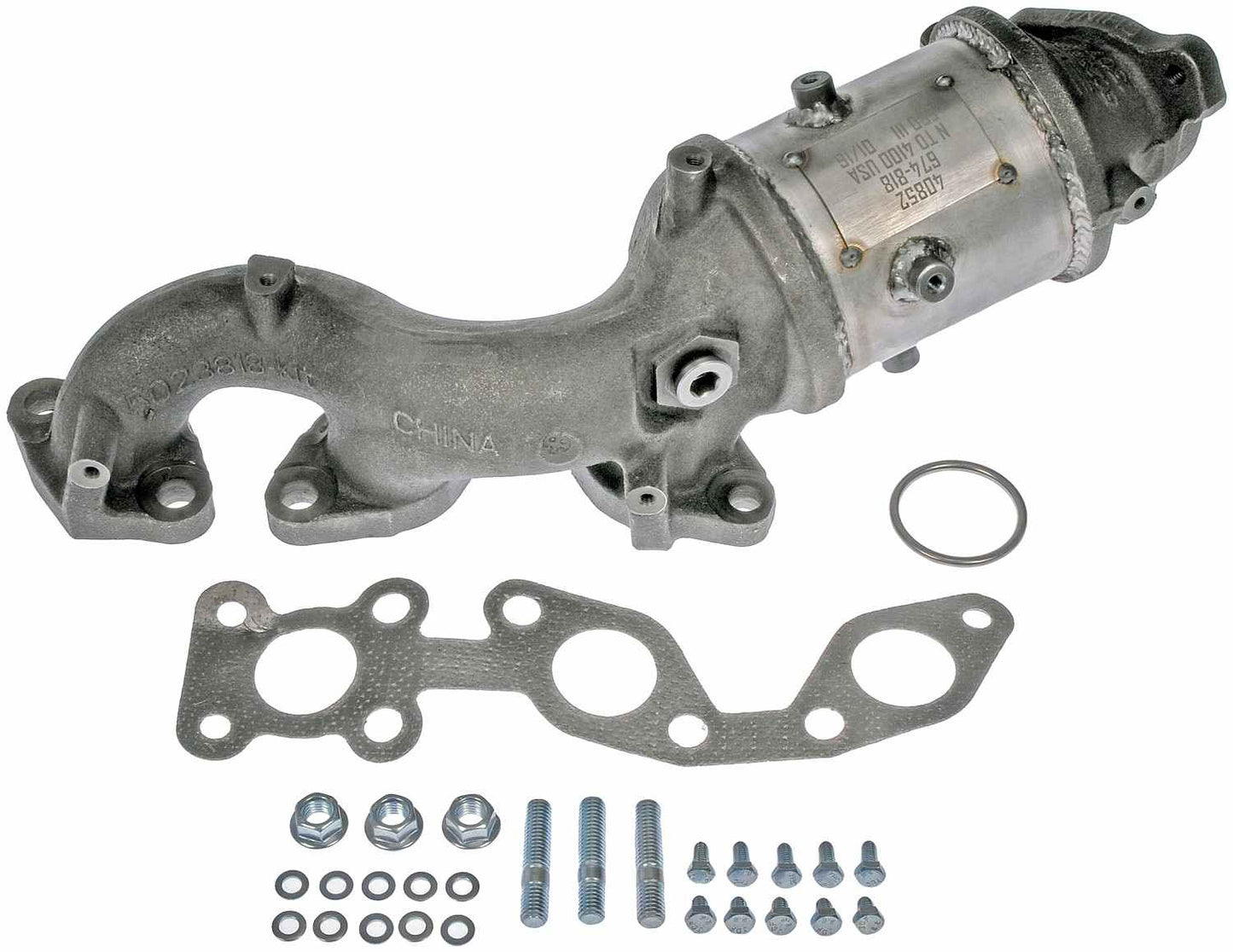 Dorman - OE Solutions Catalytic Converter with Integrated Exhaust Manifold for 2004-2002 Nissan Frontier Nissan Xterra 674-818