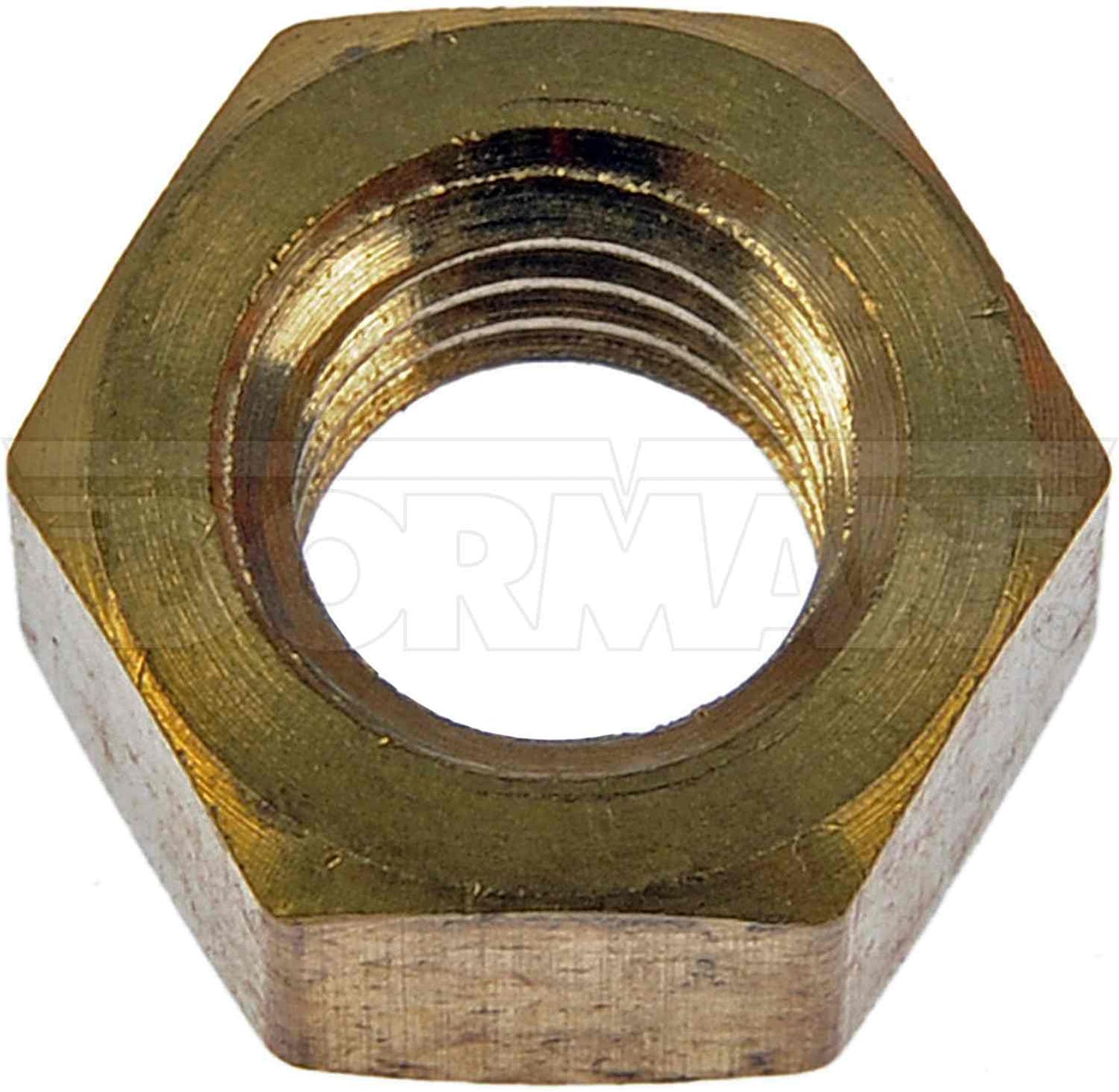 Dorman Autograde Brass Hex Nut 3/8-16 Thread with Corrosion Resistance for Automotive Repair 680-004