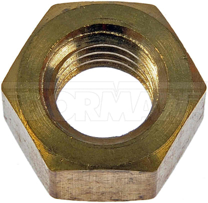 Dorman Autograde Brass Hex Nut 3/8-16 Thread with Corrosion Resistance for Automotive Repair 680-004