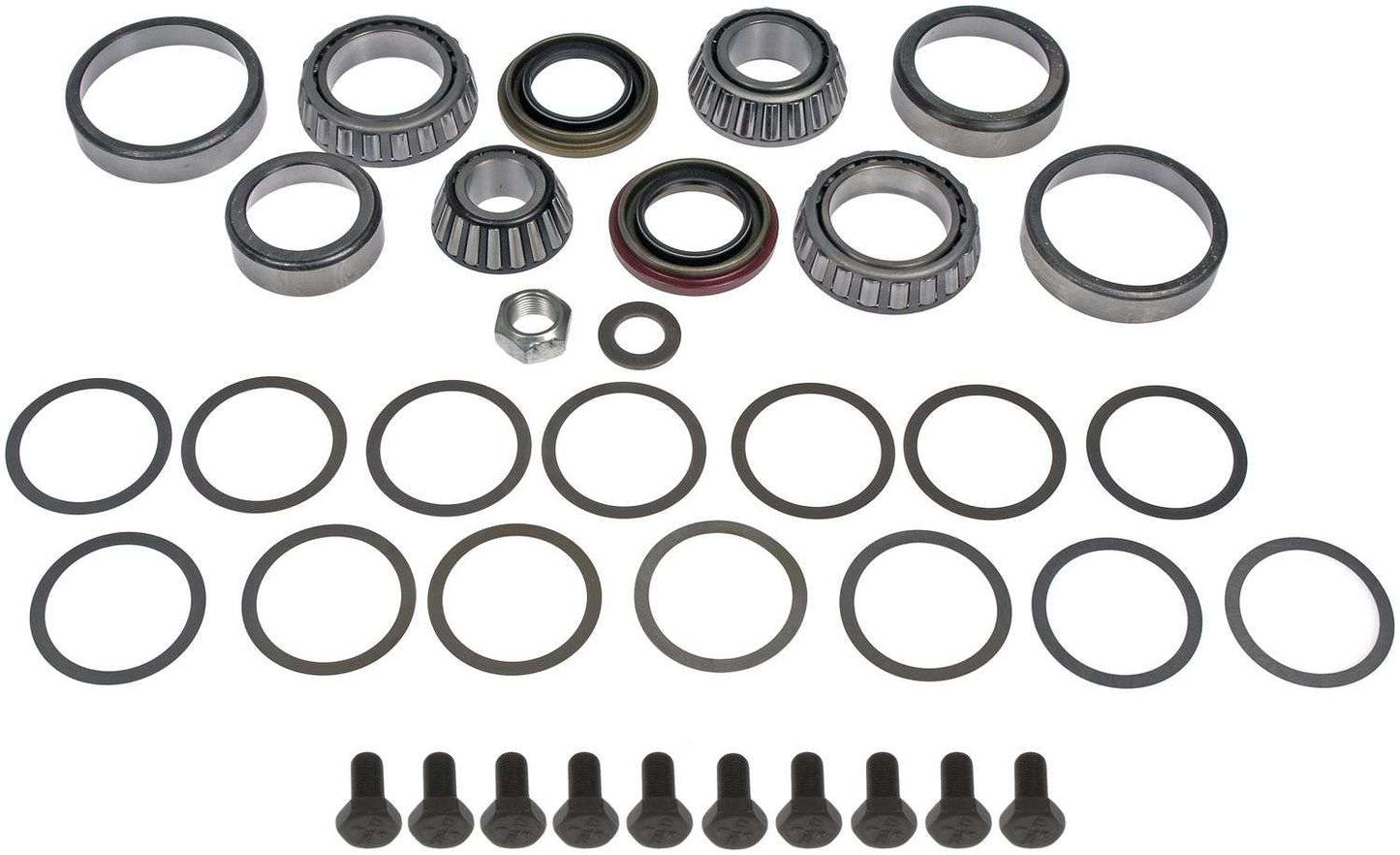 Dorman - OE Solutions Differential Bearing Kit Ring And Pinion Master Bearing For 1991-67 Chevy, 1993-61 Dodge, 2014-75 Ford, 1991-67 GMC, 1988-74 Jeep, 1972-66 Plymouth 697-106