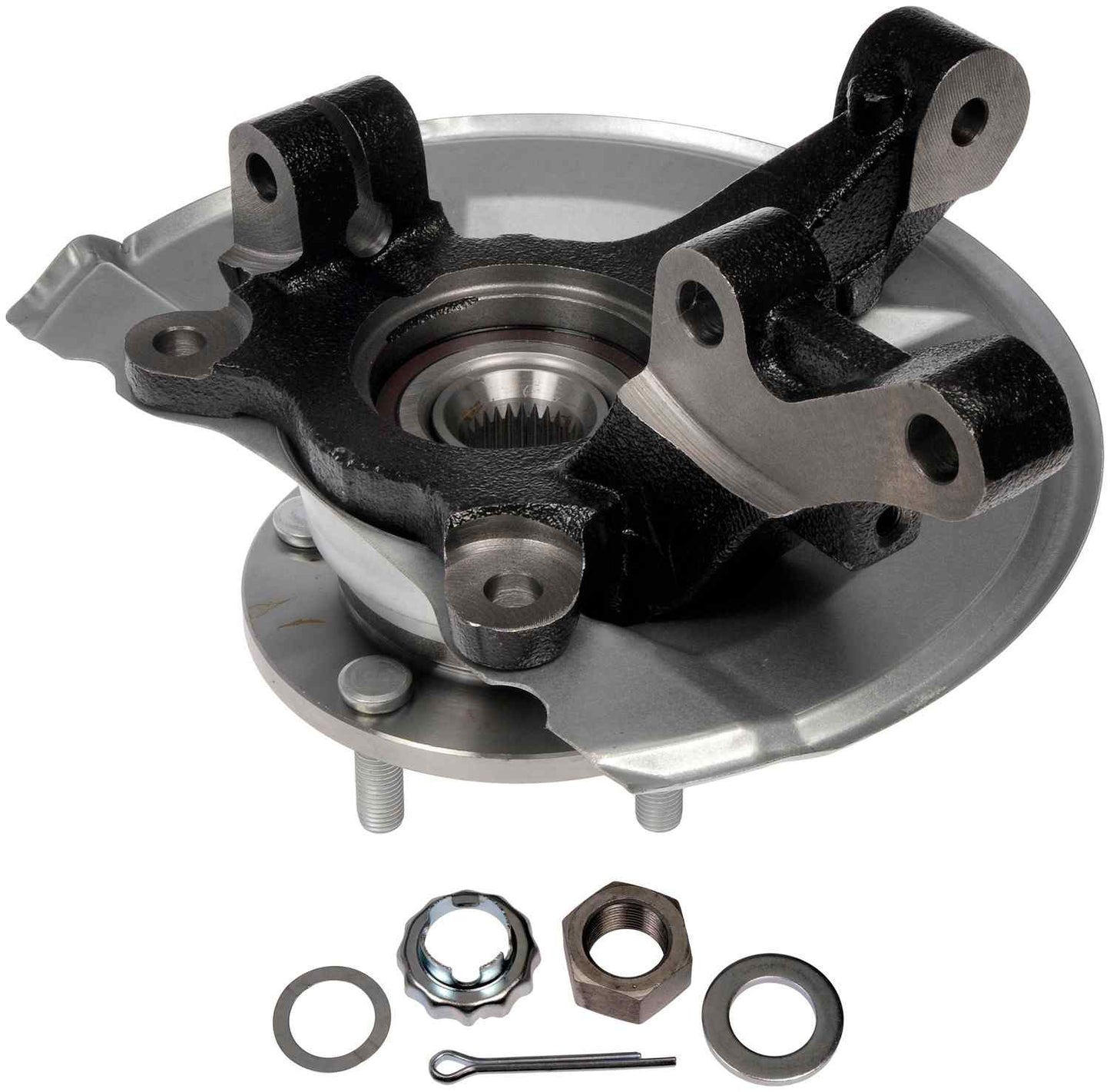 Dorman - OE Solutions Left Loaded Steering Knuckle Kit for 2012-07 Dodge Caliber, 2017-07 Jeep Compass, 2017-07 Jeep Patriot 698-411