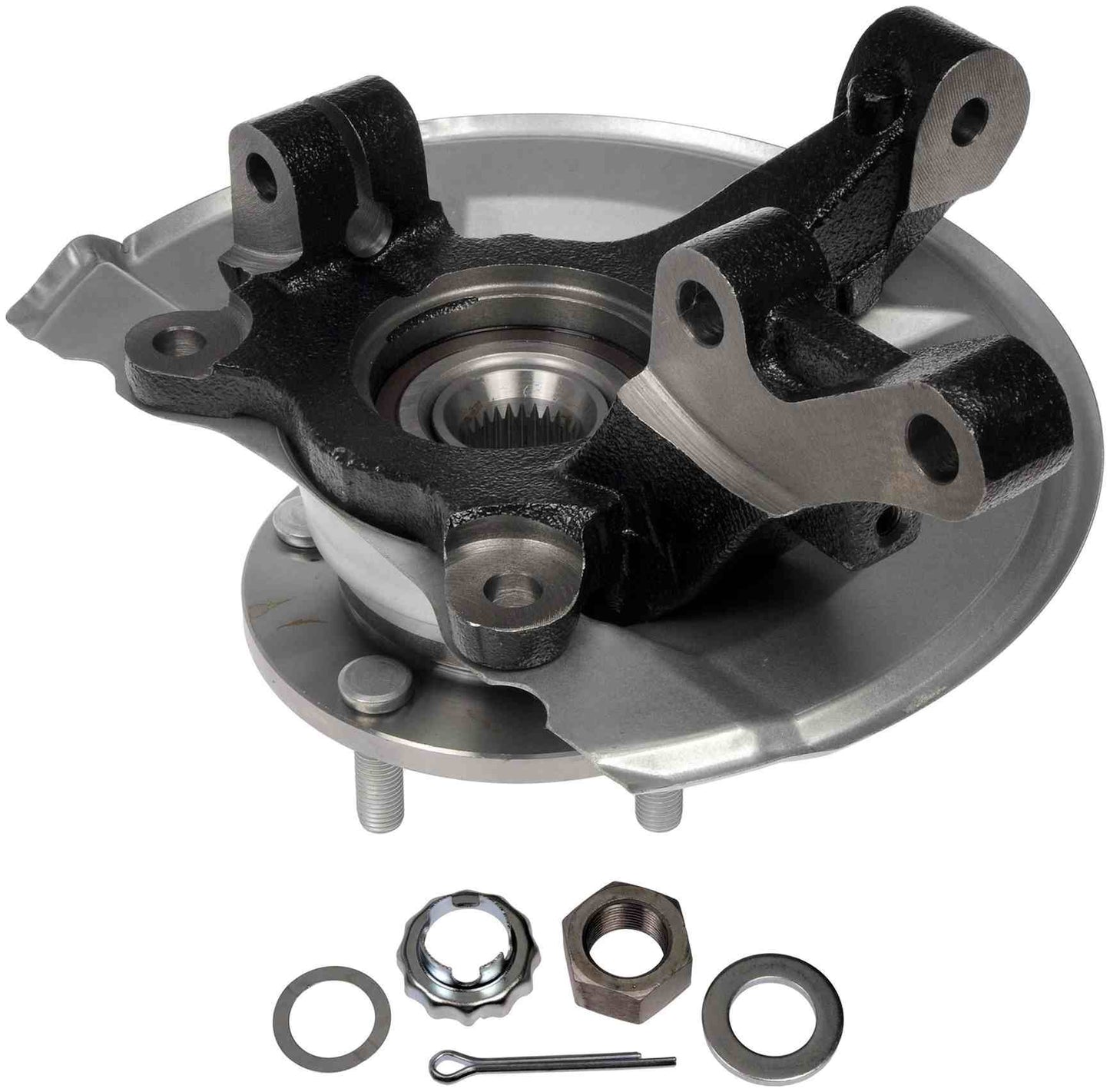 Dorman - OE Solutions Left Loaded Steering Knuckle Kit for 2012-07 Dodge Caliber, 2017-07 Jeep Compass, 2017-07 Jeep Patriot 698-411