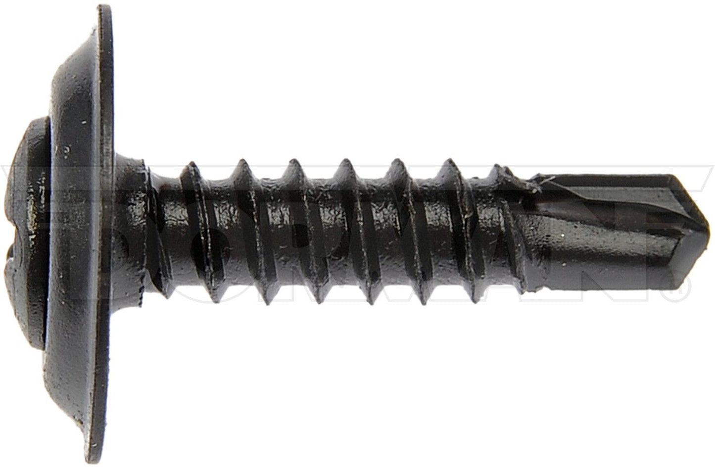 Dorman Autograde Trim Screw Black Countersunk No 8 x 3/4 In for Automotive Fastening 700-152