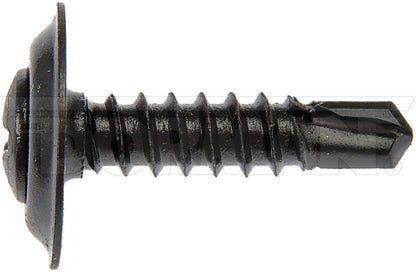 Dorman Autograde Trim Screw Black Countersunk No 8 x 3/4 In for Automotive Fastening 700-152