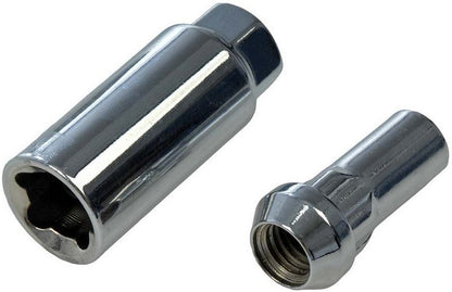 Dorman Autograde Wheel Lock Set Chrome Acorn M14-2.0 for Universal Fitment 711-1028