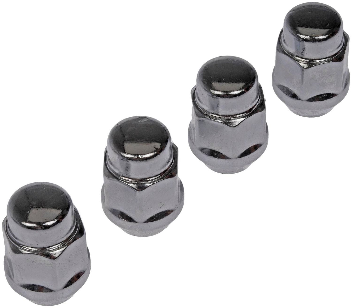 Dorman - Autograde Wheel Lug Nut Chrome Bulge Seat Acorn Cap 7/16-20 for 1985-77 Buick, 1991-77 Chevrolet, 1985-73 Oldsmobile, 1986-83 Pontiac, 1981-77 711-105
