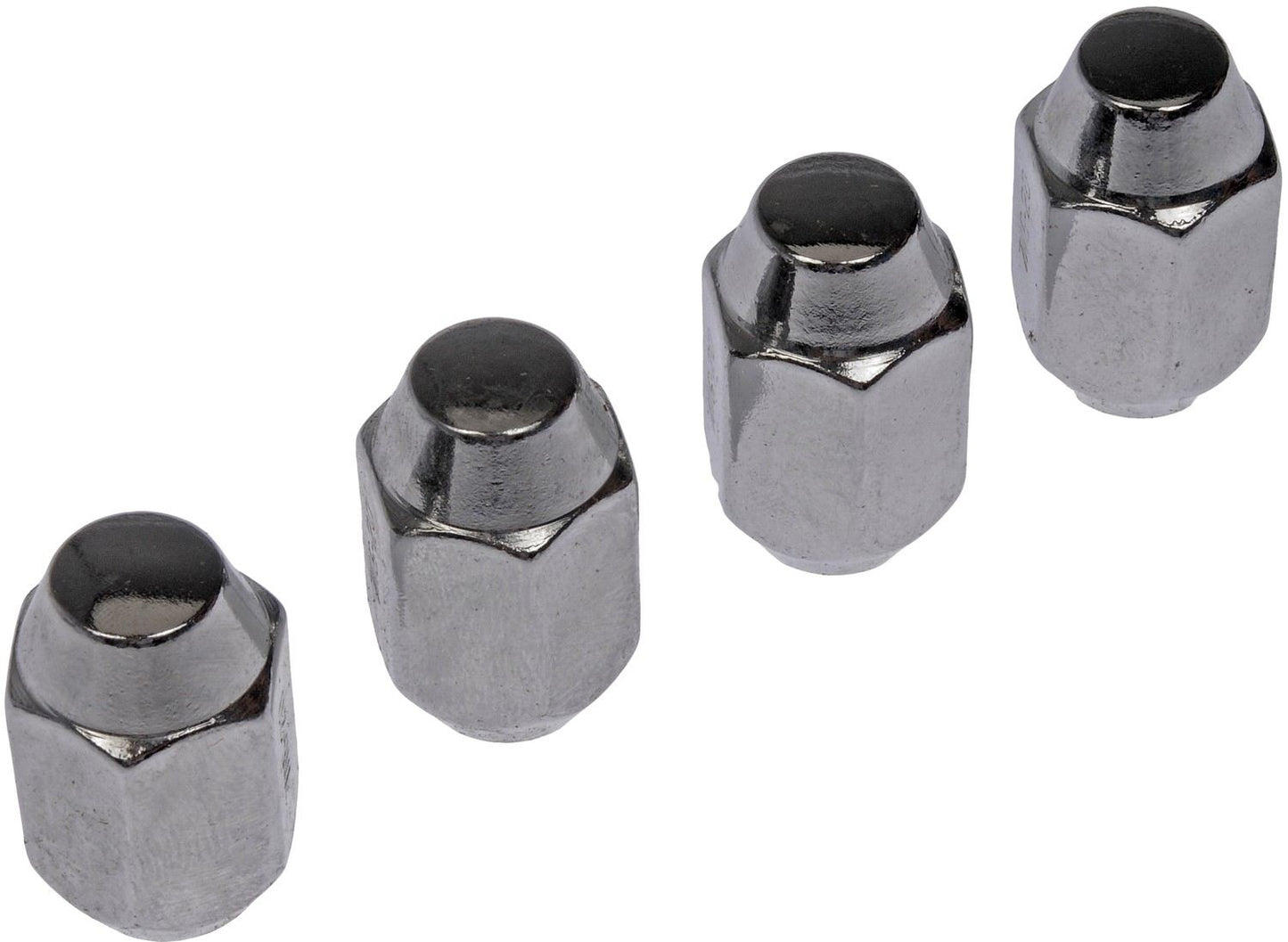 Dorman - Autograde Wheel Lug Nut Chrome Acorn 7/16-20 for 1976-60 Chrysler, 1977-71 Ford, 1991-38 GM, 1967-65 Nissan 711-109