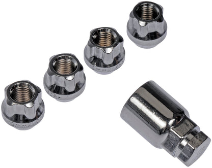 Dorman Autograde Wheel Lock Set Chrome Bulge M12-1.50 for Chevrolet Cobalt Dodge Verna 711-326