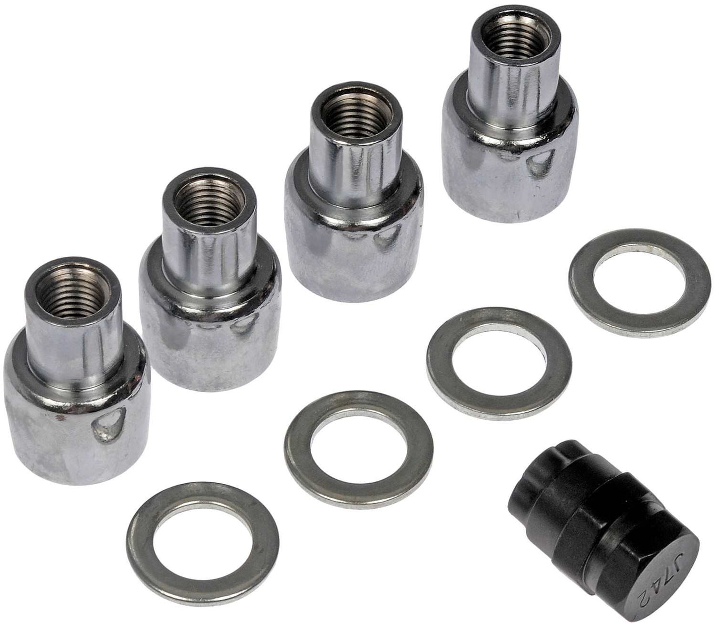 Dorman - Autograde Wheel Lock Set Chrome Std. Mag M12-1.50 711-328