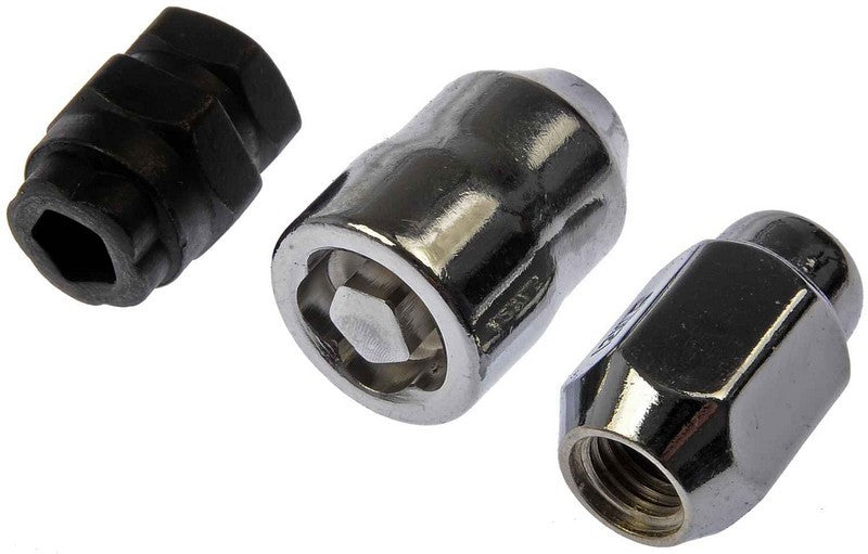 Dorman Autograde Chrome Acorn Wheel Lock Set M12-1.50 20 Piece for 2022-2068 Vehicles 711-341