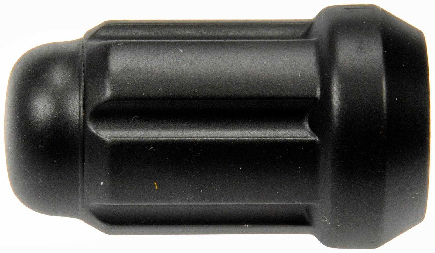 Dorman Lug Nuts, Steel, Matte Black Chrome, Conical Seat, Spline Drive, 12mm