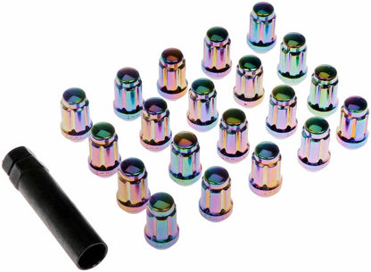 Dorman Autograde Neo-Chrome Spline Drive Wheel Lock Set M12-1.50 for 1968-2023 Vehicles 711-355G