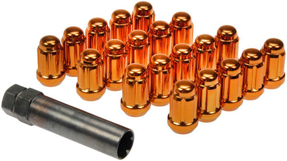 Dorman Autograde Orange Spline Drive Wheel Lock Set M12-1.50 for 1968-2023 Vehicles 711-355I