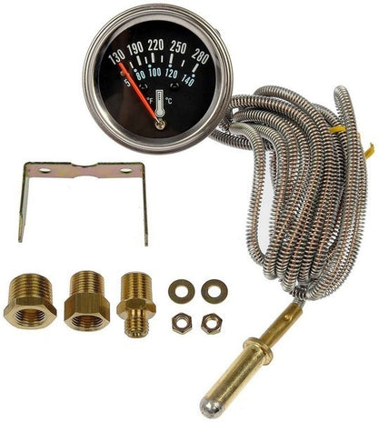 Dorman Mechanical Water Temperature Gauge with Backlit Display and Safe Zone Indication 7-120