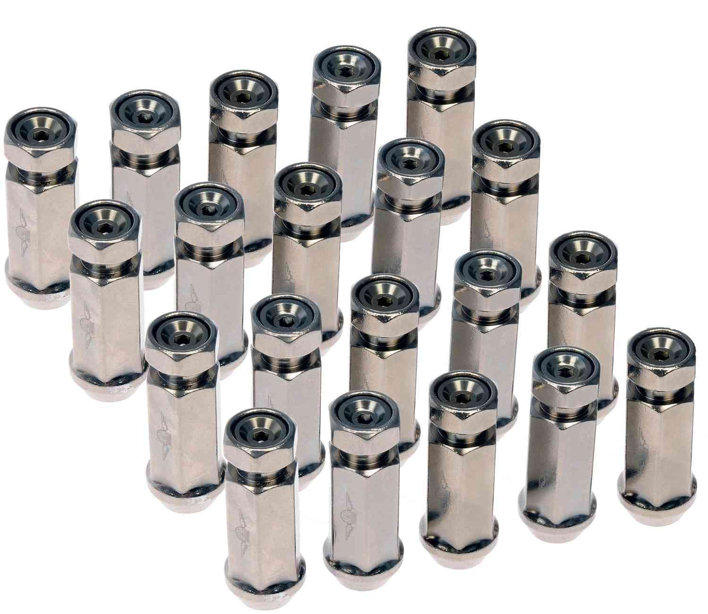 Dorman - Autograde Wheel Lug Nut 1/2 In. Racing Style for 1983-77 American Motors, 2017 Chrysler, 1980-74, 2015-12 Ford Motor Company