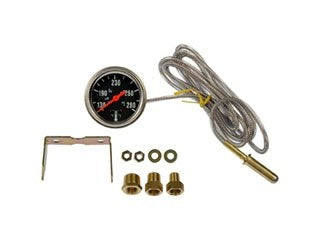 Dorman Champ Mechanical Water Temperature Gauge with Backlit Display for Universal Automotive Use 7-123