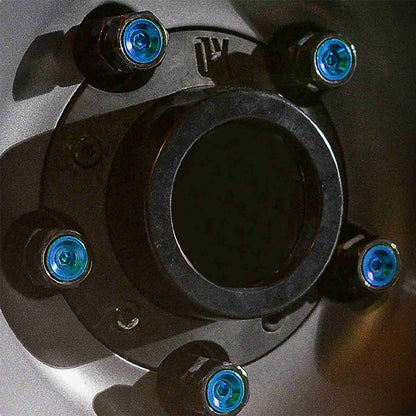 Dorman - Autograde Wheel Fastener Cover with Blue Aluminum 712-X95D