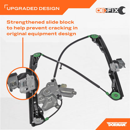 Dorman - OE Solutions Power Window Regulator And Motor Assembly for 2002-00 Jaguar S-Type and 2002-00 Lincoln LS 741-876