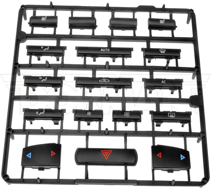 Dorman - OE Solutions HVAC Push Button Set Control Button Kit for 2011-03 Saab 9-3 76833