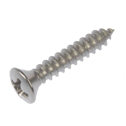 Dorman Autograde Self Tapping Screw Stainless Steel Oval Head No 6 x 1 2 In for Automotive Fastening 784-100