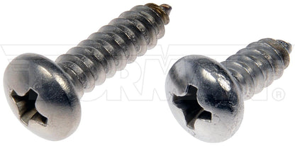 Dorman Self Tapping Screws Stainless Steel Pan Head No.6 X 1/2 In., 3/4 In. 784-105D