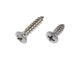 Dorman Autograde Self Tapping Screw Stainless Steel Oval Head No 8 x 1 2 In for Automotive Fastening 784-115
