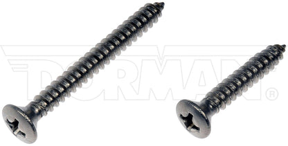 Dorman Self Tapping Screws Stainless Steel Oval Head No.8 X 1 In., 1-1/2 In. 784-120D