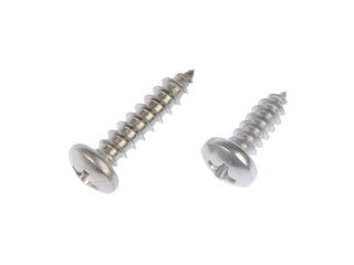 Dorman Autograde Self Tapping Screw Stainless Steel Pan Head No 8 x 1 2 In for Automotive Fastening 784-125