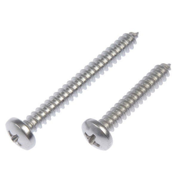 Dorman Autograde Self Tapping Screw Stainless Steel Pan Head No 8 x 1 In to 1-1/2 In for Automotive Fastening 784-130