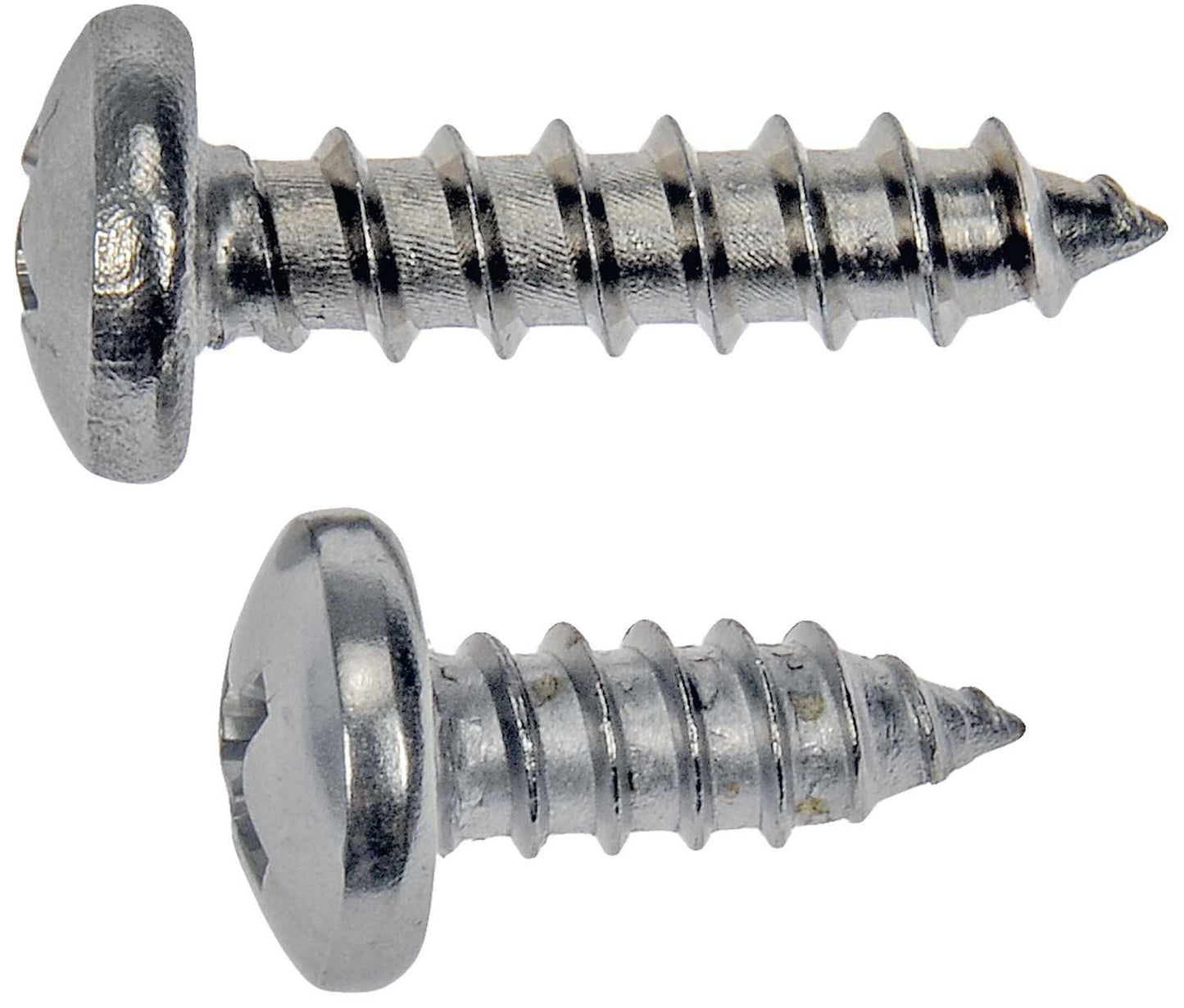 Dorman Autograde Self Tapping Screw Stainless Steel Pan Head No 10 x 1 2 In 3 4 In for Automotive Fastening 784-150