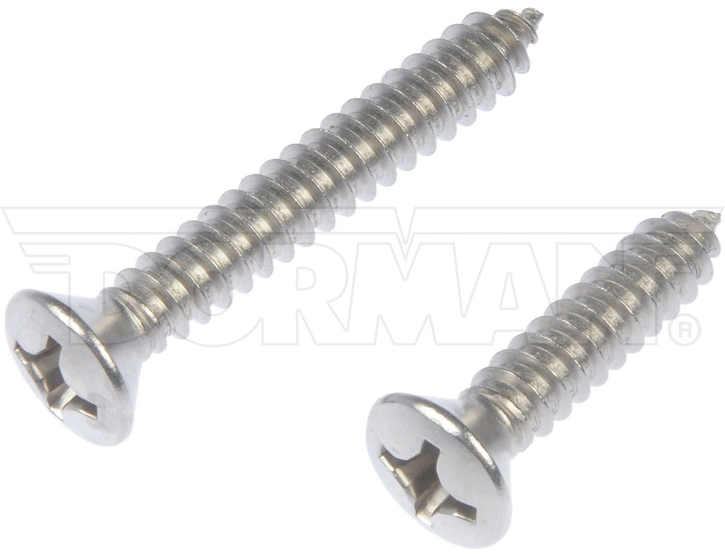 Dorman #12 X 1", 1-1/2" STAINLESS STEEL SELF TAPPING OVAL HEAD 784-165D