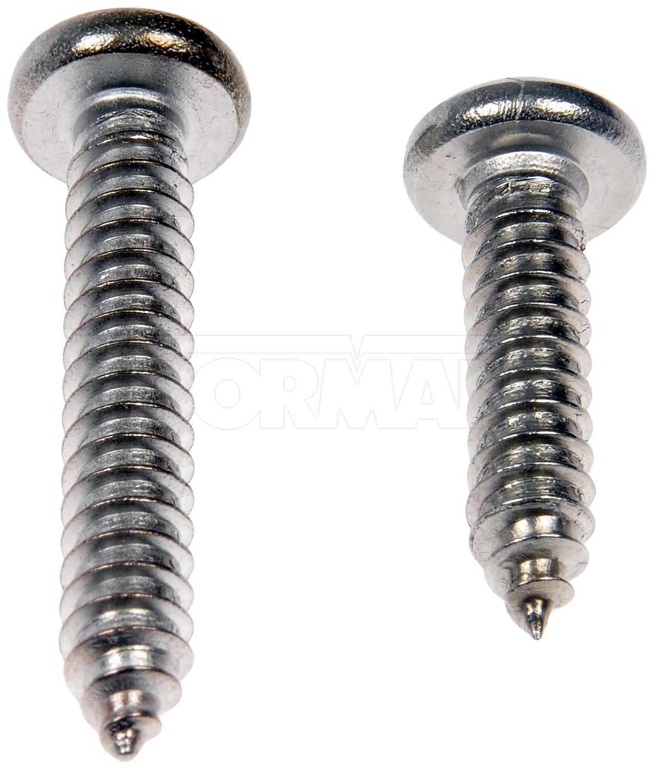 Dorman Self Tapping Screw Stainless Steel Pan Head No.14 x 1 in. 1-1/2 in. 784-185D