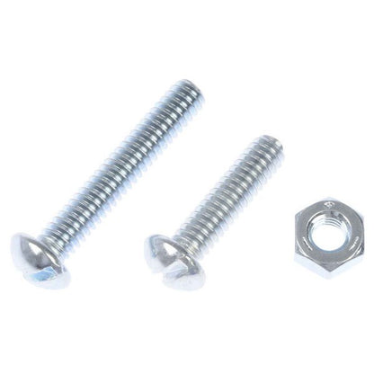 Dorman Autograde Stove Bolt With Nuts 1/4-20 x 1 In to 1-1/2 In for Automotive Repair 784-610