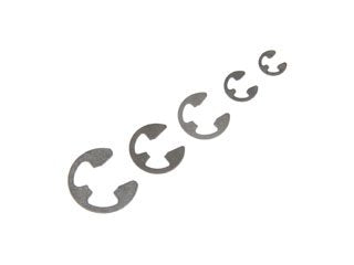 Dorman E-Clip Assortment - 3/16 In., 5/32 In., 1/4 In., 5/16 In., 3/8 In.