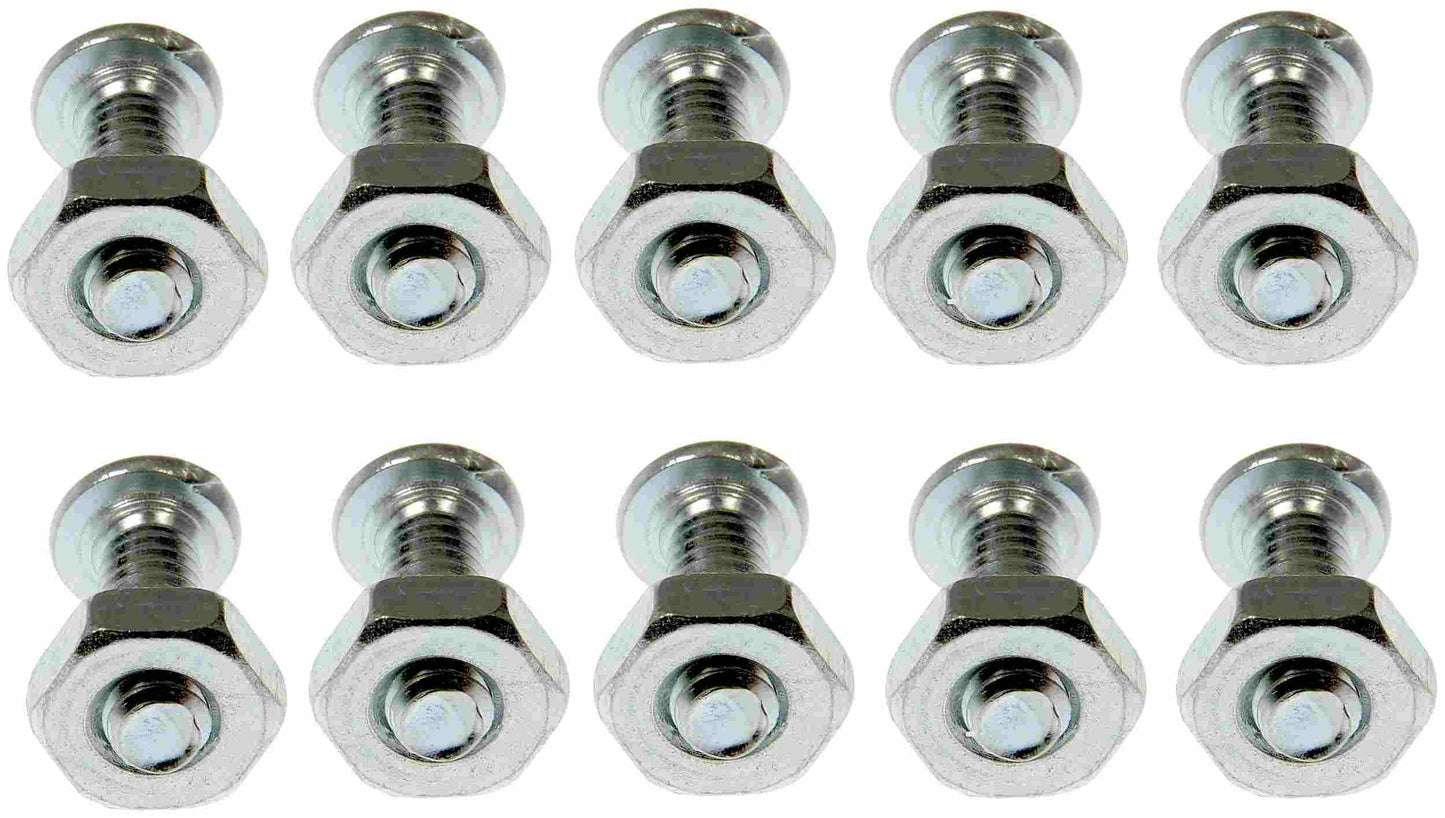 Dorman Autograde Machine Screw With Nuts No 8-32 x 1/2 In for Automotive Fastening 784-702