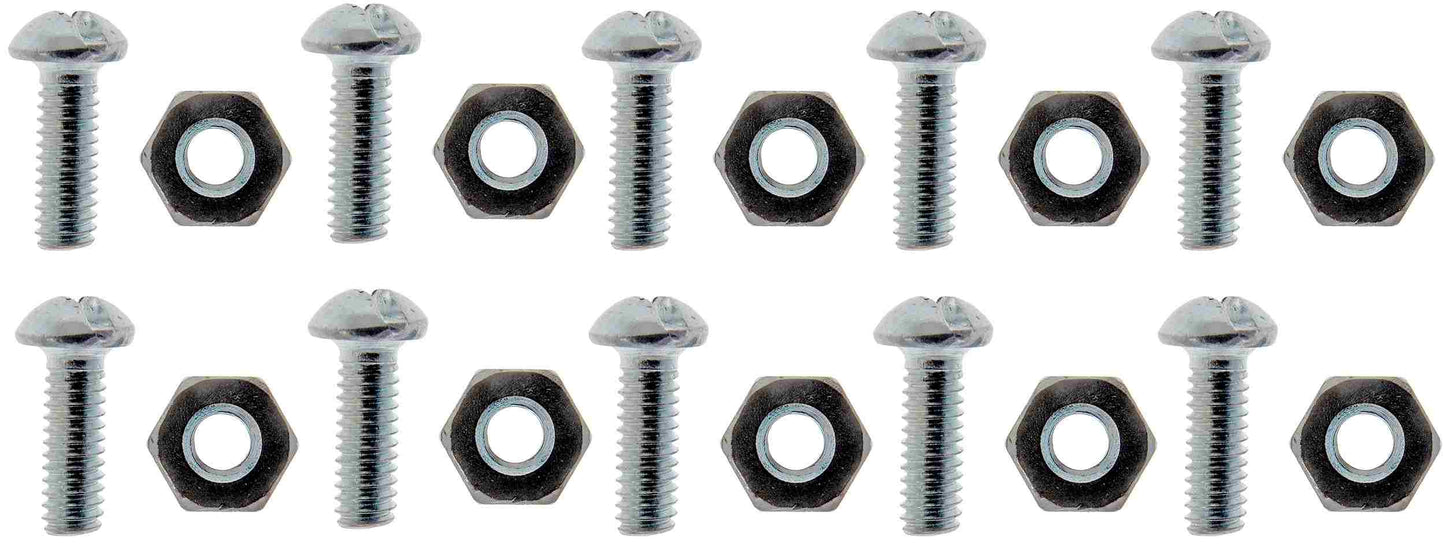 Dorman Autograde Machine Screw With Nuts No 8-32 x 1/2 In for Automotive Fastening 784-702