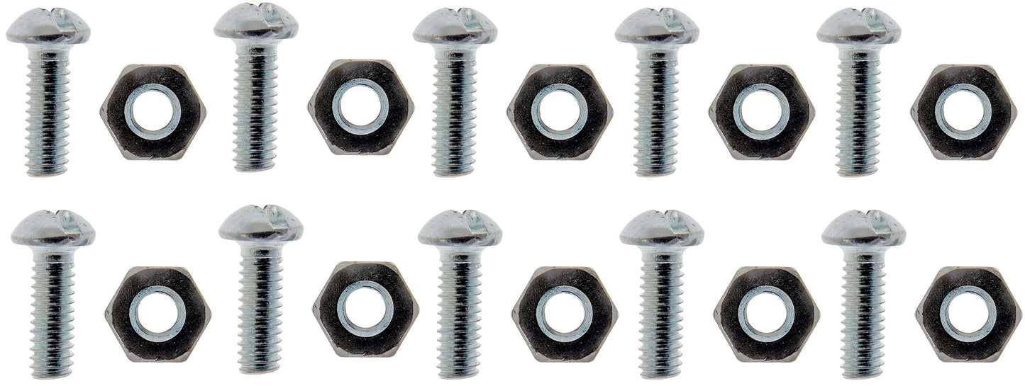 Dorman Autograde Machine Screw With Nuts No 8-32 x 1/2 In for Automotive Fastening 784-702