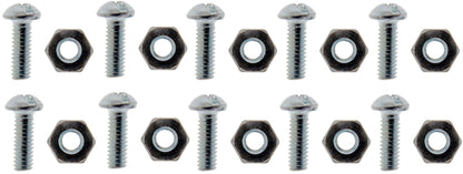 Dorman Autograde Machine Screw With Nuts No 8-32 x 1/2 In for Automotive Fastening 784-702