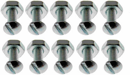 Dorman Autograde Machine Screw With Nuts No 8-32 x 1/2 In for Automotive Fastening 784-702