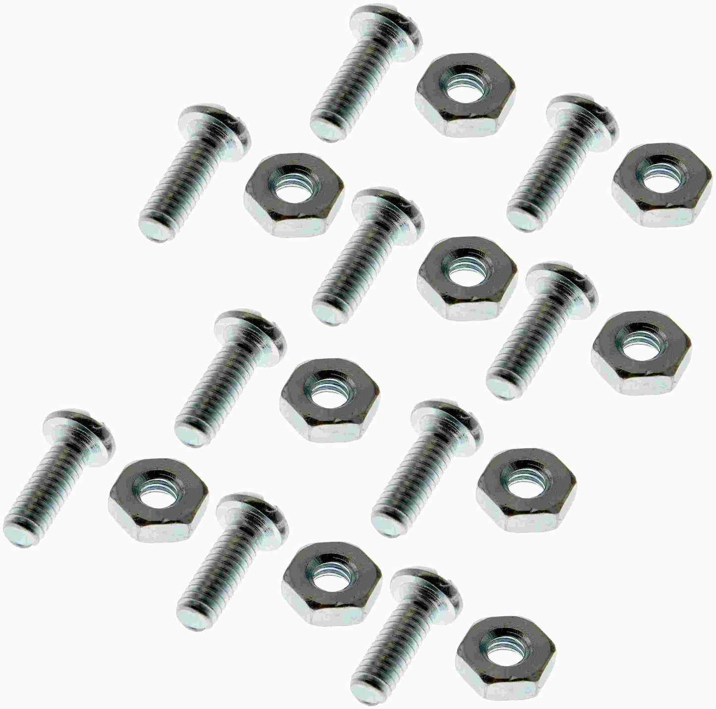 Dorman Autograde Machine Screw With Nuts No 8-32 x 1/2 In for Automotive Fastening 784-702