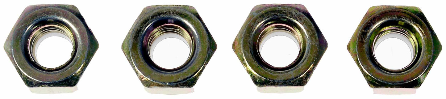 Dorman Nut with Nylon Ring Grade 2 Thread Size 1/4-20 Height 5/16 in 784-750D