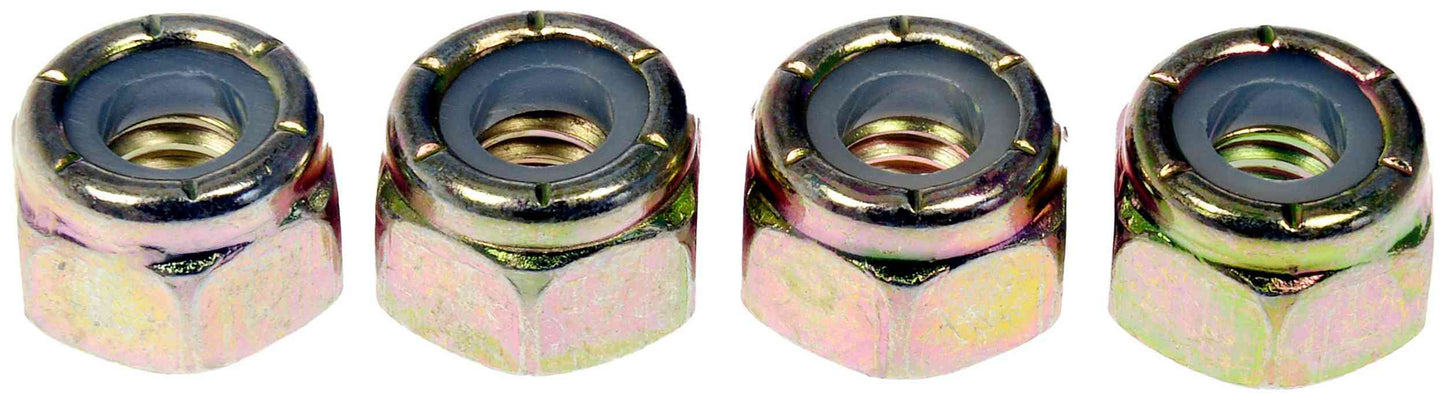 Dorman Nut with Nylon Ring Grade 2 Thread Size 1/4-20 Height 5/16 in 784-750D