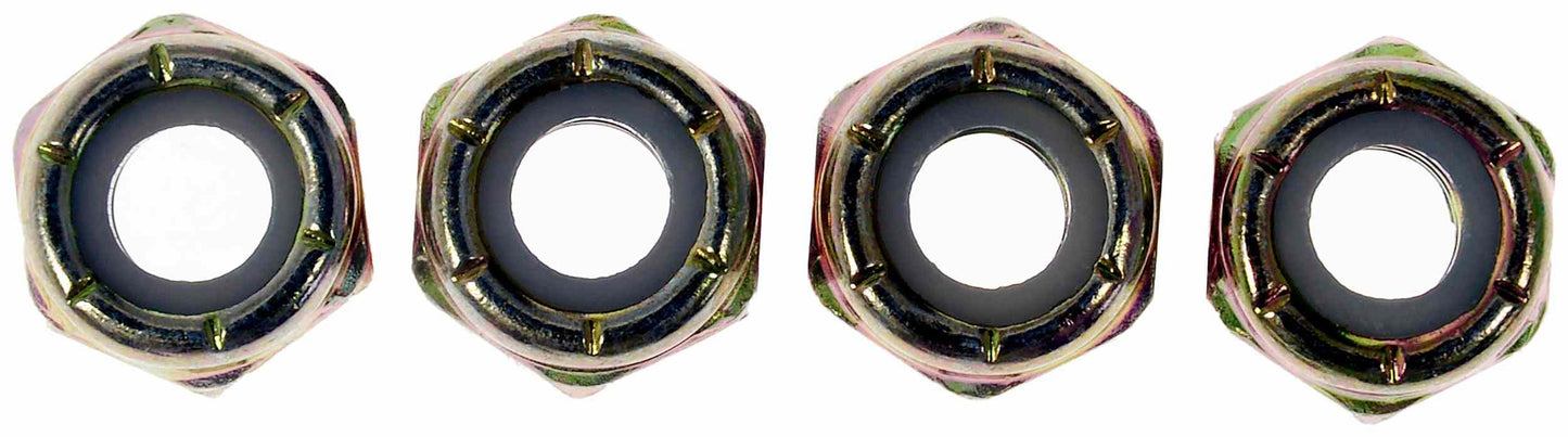 Dorman Nut with Nylon Ring Grade 2 Thread Size 1/4-20 Height 5/16 in 784-750D
