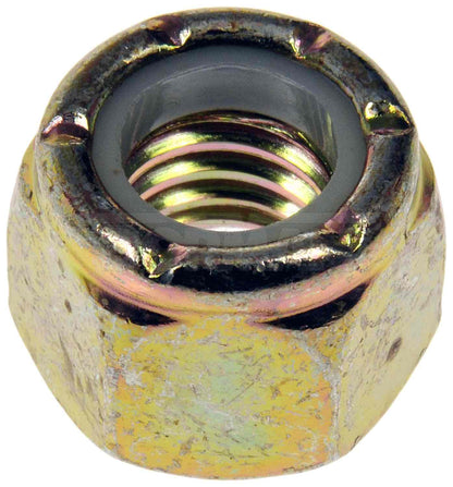 Dorman Autograde Hex Lock Nuts with Nylon Ring Grade 2 Thread Size 3/8-16 for Automotive Repair 784-758